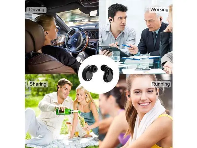 Alt view image 5 of 7 - Wireless Earbuds Bluetooth Touch Control Stereo Mini Earphones With Charging Case Built-in Mic Sports Sweatproof Noise Cancelling Bluetooth In-Ear Headset For Iphone Samsung Ipad And Android Phone