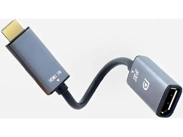Alt view image 5 of 5 - 1ft HDMI to DisplayPort Adapter 4K@60Hz High Speed HDMI Male to DP Female Converter Cable Compatible for PC Graphics Card Laptop Mini NS PS5/4 Xbox One/360