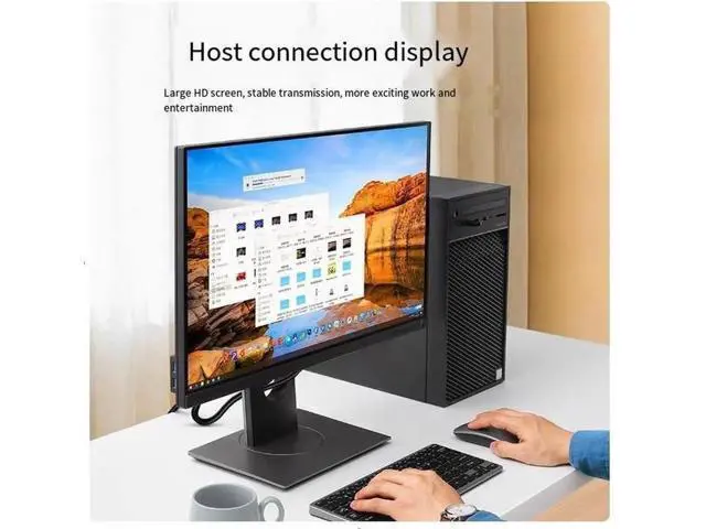 Alt view image 6 of 7 - 2K 60HZ DVI cable Computer monitor screen cable HD desktop and host graphics card interface for video data 6.56 ft. (2.0m)