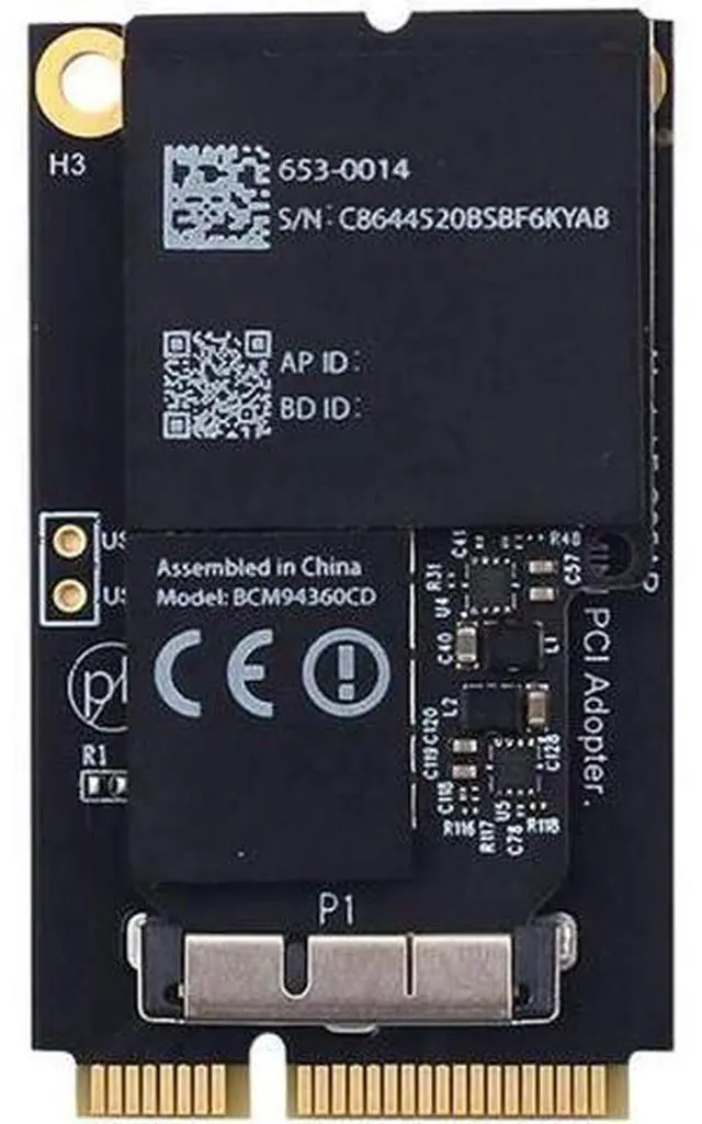 Main image of Wireless For Broadcom Bcm94360cd WiFi Card 1750Mbps + Bluetooth 4.0 Dual Band 802.11a/b/g/n/ac With Adapter For iMac 2013