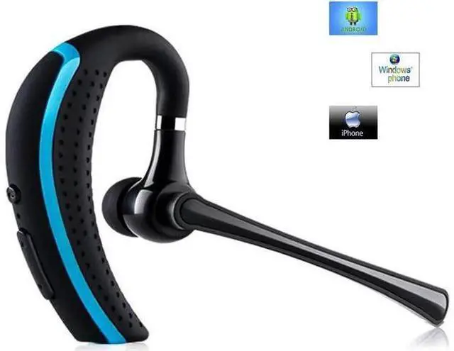 Main image of Bluetooth Headset, Wireless Earpiece Hands Free Business Earphones In-ear Earbuds with Noise Canceling Mic for Business/Office/Driving, Work for iPhone/Samsung/Android Cell Phones