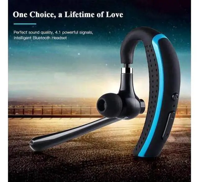 Alt view image 4 of 7 - Bluetooth Headset, Wireless Earpiece Hands Free Business Earphones In-ear Earbuds with Noise Canceling Mic for Business/Office/Driving, Work for iPhone/Samsung/Android Cell Phones