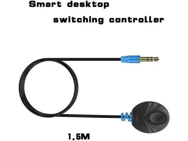 Alt view image 6 of 7 - 2 Port HDMI USB KVM Switch Manual Push Button with Wired Remote Control Key and Original Cable MT-201HL