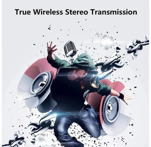 Alt view image 7 of 7 - TWS Best True Wireless Bluetooth Earbuds Sweatproof Stereo Sport Headsets Hight Quality Headphone Premium Sound with Charging Case For Apple Iphone Samsung LG and Other Phone