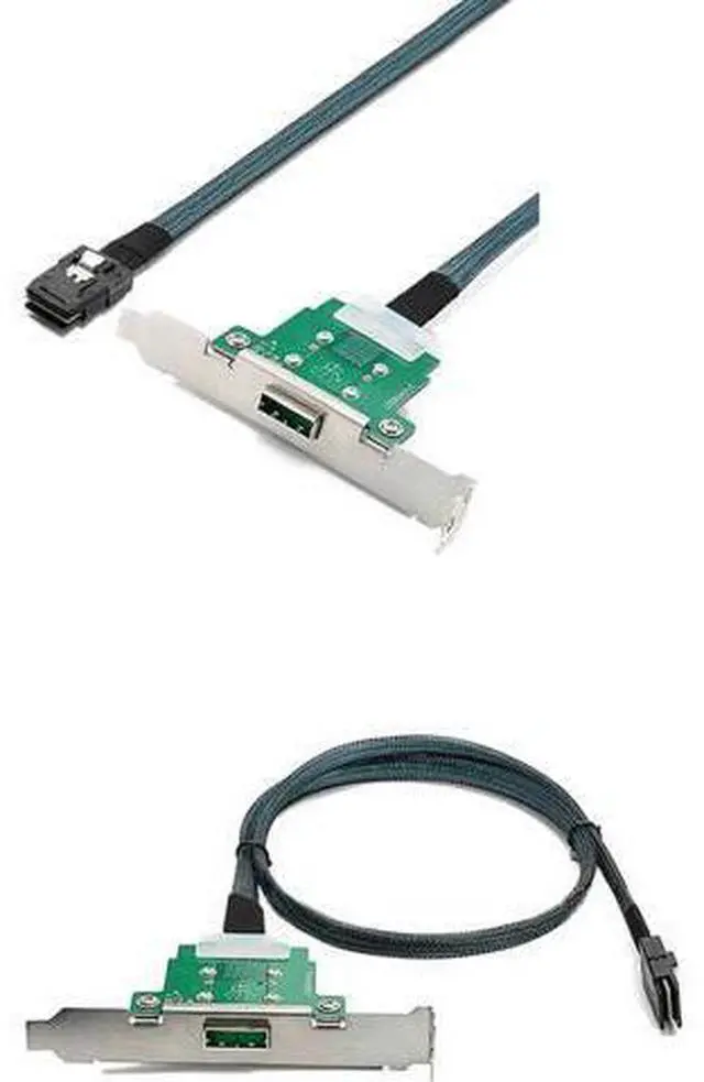 Alt view image 5 of 14 - SFF-8088 to SFF-8087 Server Power Cable Sff-8087 Computer Hard Drive Data Transfer Cable 1m