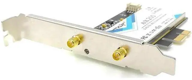 Alt view image 4 of 12 - Wireless-AC AX200 802.11ac/ax 2400Mbps Desktop PCI-E 1X 16X wifi network card for Intel AX200NGW wifi 6 Bluetooth 5.0 Mu-mimo