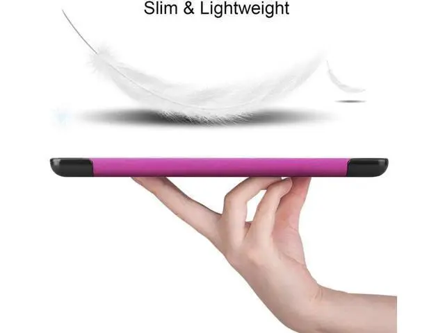 Alt view image 3 of 6 - Protective Case for Lenovo Tab E8 TB-8304F Slim Lightweight Smart Stand Cover Case for Lenovo Tablet 2018 Tab E 8 8 Inch Display Purple