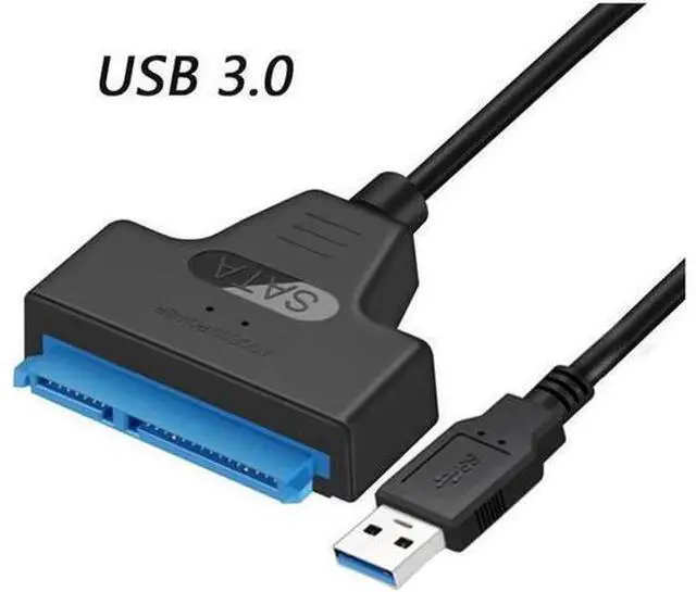 Alt view image 6 of 6 - Aomoproing USB SATA 3 Cable Sata To USB 3.0 Adapter UP To 6 Gbps Support 2.5Inch External SSD HDD Hard Drive 22 Pin Sata III A25 2.0 USB 3.0