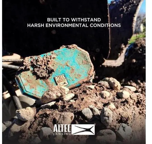Alt view image 3 of 7 - Altec Lansing Mini H2O - Waterproof Bluetooth Speaker, IP67 Certified & Floats in Water, Compact & Portable Speaker for Hiking, Camping, Pool, and Beach