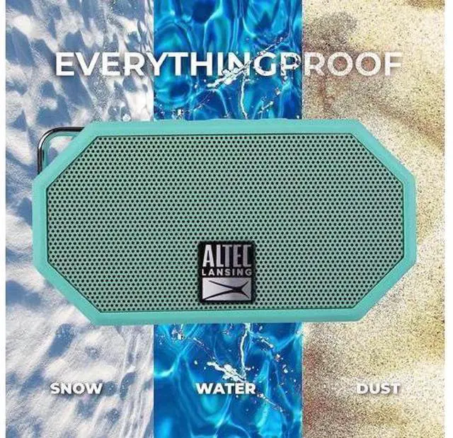 Alt view image 6 of 7 - Altec Lansing Mini H2O - Waterproof Bluetooth Speaker, IP67 Certified & Floats in Water, Compact & Portable Speaker for Hiking, Camping, Pool, and Beach