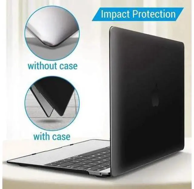 Alt view image 5 of 14 - Compatible with MacBook 12 inch Case with Retina Display Model: A1534, Release 2017 2016 2015, Plastic Hard Shell Case with Keyboard Cover Skin