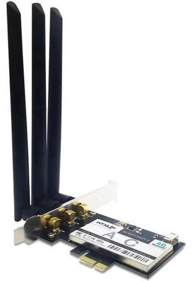 Alt view image 5 of 12 - BCM94360CSAX PCIE 1X desktop WiFi wireless adapter Card 802.11AC 1750Mbps Bluetooth 4.0 3 X 6Dbi antennas for Mac OS / Windows