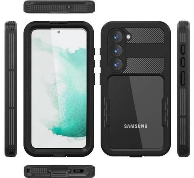 Alt view image 5 of 14 - Compatible for Samsung Galaxy S23 Case Waterproof with Built-in Lens & Screen Protector Full Body Protective Cover for Galaxy S23 6.1 inch