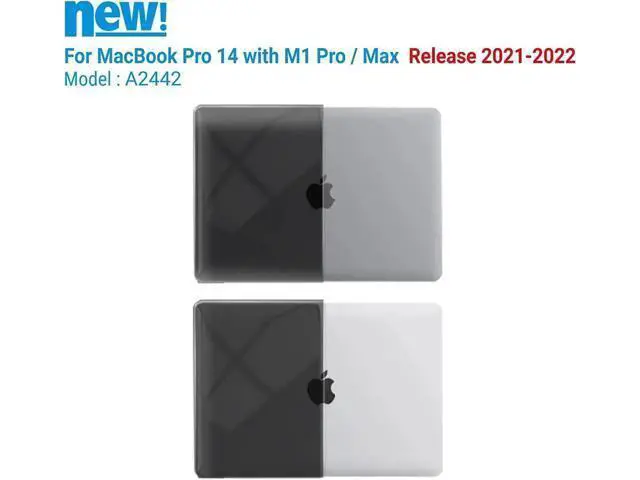 Alt view image 7 of 7 - Compatible with MacBook Pro 14 inch Case 2023 2022 2021 Release M2 A2779 A2442 M1 Pro/Max Chip with Touch ID, Hard Shell Case with Keyboard Cover