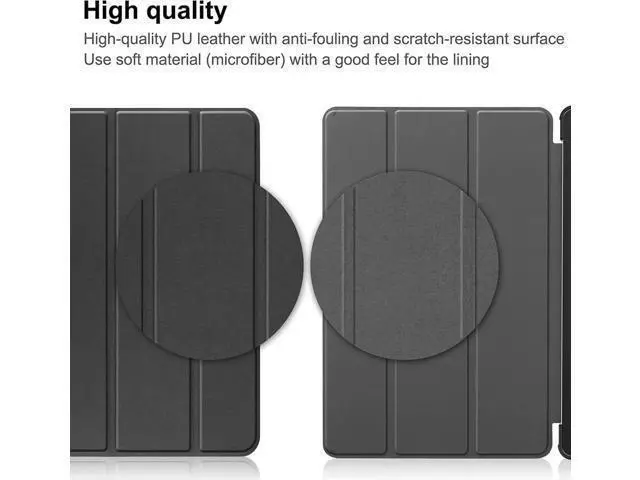 Alt view image 3 of 7 - Case for Nokia T21 Case 10.4 Inch 2022, Trifold Slim Smart Stand Cover Hard Shell for Nokia T21 10.4" Tablet 2022 Release with Universal Stylus Pen