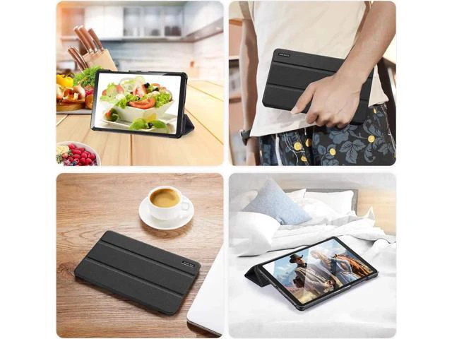 Alt view image 6 of 7 - Case for Samsung Galaxy Tab A 8.4 2020 SM-T307 Verizon/T-Mobile/Sprint PU Leather Slim Folio Cover with Trifold Stand for Galaxy Tab A 8.4 Inch 2020
