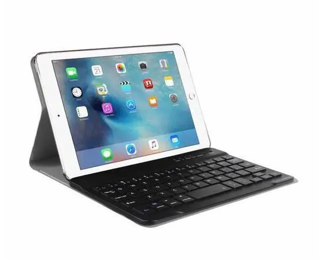 Alt view image 3 of 7 - iPad mini 4 Keyboard Case Slim Shell Lightweight Cover with Magnetically Detachable Wireless Bluetooth Keyboard for Apple iPad mini 4 2015 Release