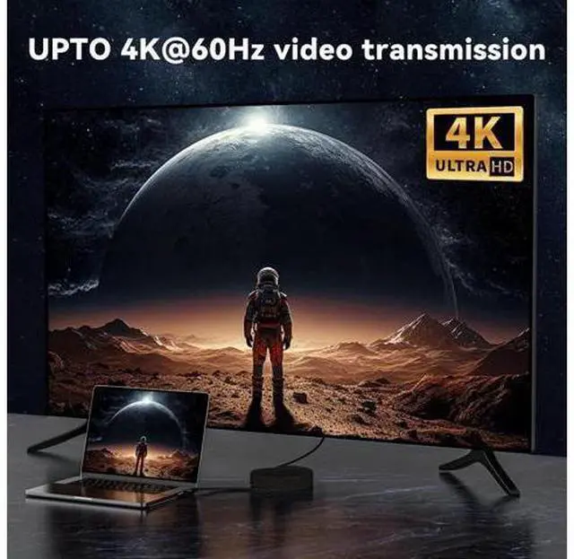 Alt view image 4 of 7 - Aomoproing Long USB C 3.2 Gen-2 240W Extension 5M 16.5FT Charging Curved Cable Data Transfer 20Gbps Charging Cable Type-C 4K Video Output Compatible with Thunderbolt 3 USB-C Computers