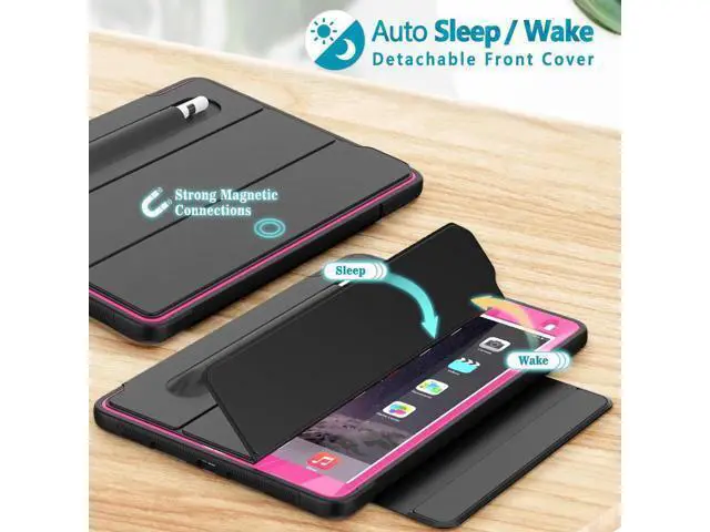 Alt view image 6 of 6 - New iPad 9.7 inch 2017 2018 Case iPad 5th 6th Generation Case Smart Magnetic Auto Sleep Wake Stand Cover