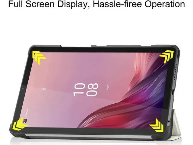 Alt view image 5 of 7 - Case for Lenovo Tab M9 2023 9 inch Tablet Model TB-310XU / TB-310FU, Slim Lightweight Stand Hard Shell Protective Cover with Stylus Pen Lazy Cat