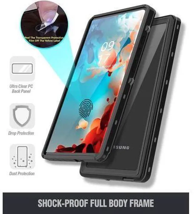 Alt view image 6 of 7 - For Samsung Galaxy Note 20 Ultra Case, Waterproof Shockproof Phone Case with Screen Protector for Samsung Note 20 Ultra 5G 6.9 inch