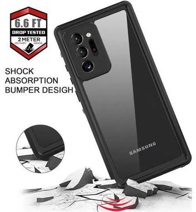 Alt view image 5 of 7 - For Samsung Galaxy Note 20 Ultra Case, Waterproof Shockproof Phone Case with Screen Protector for Samsung Note 20 Ultra 5G 6.9 inch