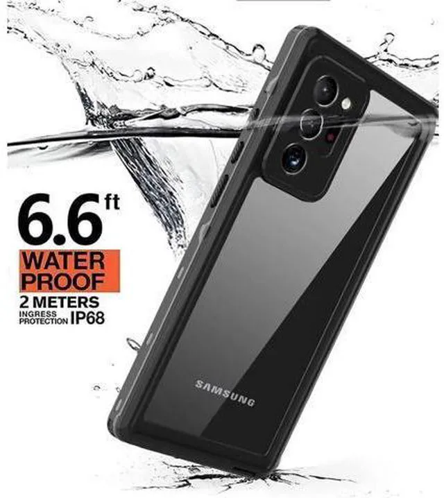 Alt view image 7 of 7 - For Samsung Galaxy Note 20 Ultra Case, Waterproof Shockproof Phone Case with Screen Protector for Samsung Note 20 Ultra 5G 6.9 inch