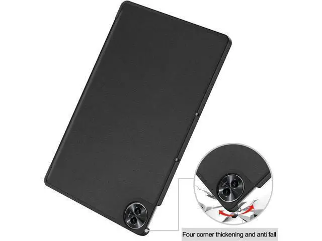 Alt view image 2 of 7 - Case for Oppo Realme Pad 2 11.5 inch 2023, Folio Slim Smart Cover Lightweight Hard Shell Protective Case with Multi-Angle Stand, Universal Stylus Pen