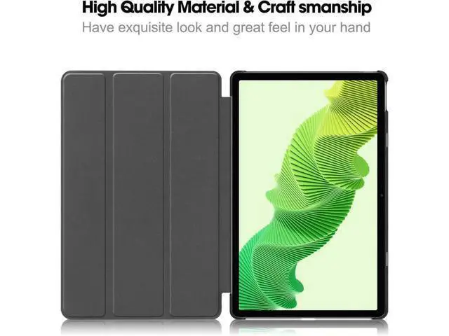 Alt view image 3 of 7 - Case for Oppo Realme Pad 2 11.5 inch 2023, Folio Slim Smart Cover Lightweight Hard Shell Protective Case with Multi-Angle Stand, Universal Stylus Pen