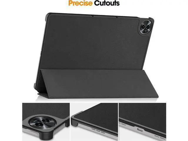 Alt view image 4 of 7 - Case for Oppo Realme Pad 2 11.5 inch 2023, Folio Slim Smart Cover Lightweight Hard Shell Protective Case with Multi-Angle Stand, Universal Stylus Pen