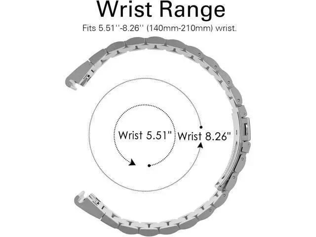 Alt view image 5 of 7 - Band Replacement Compatible with Garmin Fenix 5 / 5 Plus / Forerunner 935 / 945 Premium Stainless Steel Metal Watch Band with Quick Release Connector Fit Fenix 5 / 5 Plus / Forerunner 935 945