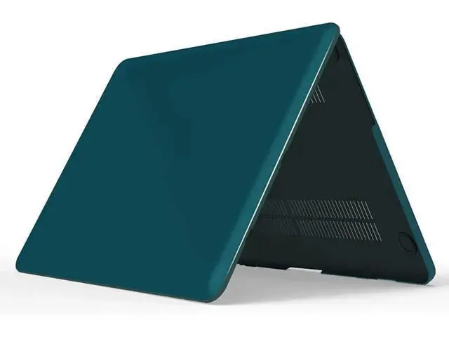 Alt view image 2 of 7 - Compatible with MacBook Pro 13 Inch Retina Case Model A1502 A1425 (Older Version Release 2015 - end 2012), Plastic Hard Shell Case with Keyboard Cover Dark Green