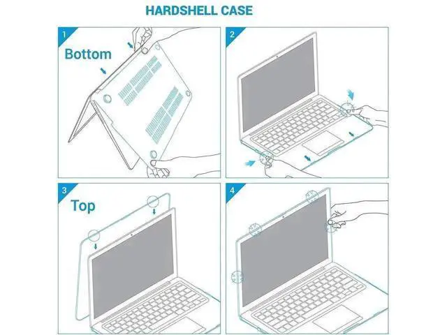 Alt view image 7 of 7 - Compatible with MacBook Pro 13 Inch Retina Case Model A1502 A1425 (Older Version Release 2015 - end 2012), Plastic Hard Shell Case with Keyboard Cover Dark Green