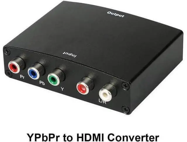 Main image of Component to HDMI Converter, 5RCA Component RGB YPbPr to HDMI Converter Supports 1080P Video Audio Converter Adapter for DVD PSP Xbox 360 PS2 Nintendo NGC to New HDTV Monitor or Projector