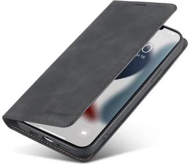Alt view image 4 of 7 - Case for iPhone 14 Pro 6.1 inch Premium PU Leather Cover with Card Holder Kickstand Shockproof Flip Wallet Cover