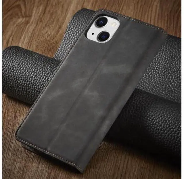 Alt view image 6 of 7 - Case for iPhone 14 Pro 6.1 inch Premium PU Leather Cover with Card Holder Kickstand Shockproof Flip Wallet Cover