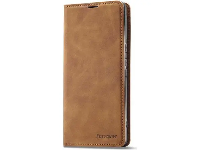 Alt view image 5 of 7 - Case for Google Pixel 6 Pro 5G 6.71 inch Premium PU Leather Cover with Card Holder Kickstand Shockproof Flip Wallet Cover Brown