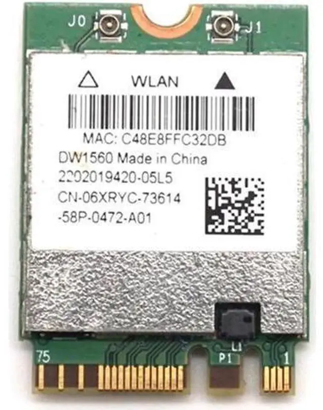 Main image of DW1560 BCM94352Z NGFF M.2 WiFi WLAN Bluetooth 4.0 802.11ac 867Mbps BCM94352 wireless card WLAN