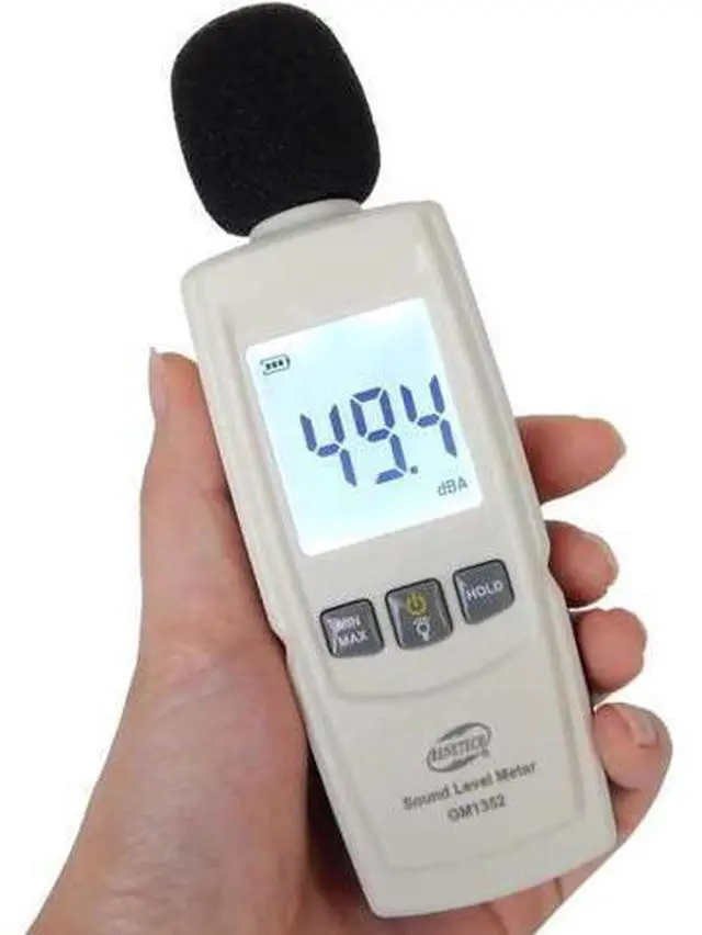Main image of 30-130dB Digital sound Level Meter Noise Tester GM1352 in Decibels LCD Screen Noisemeter With Blister Pack