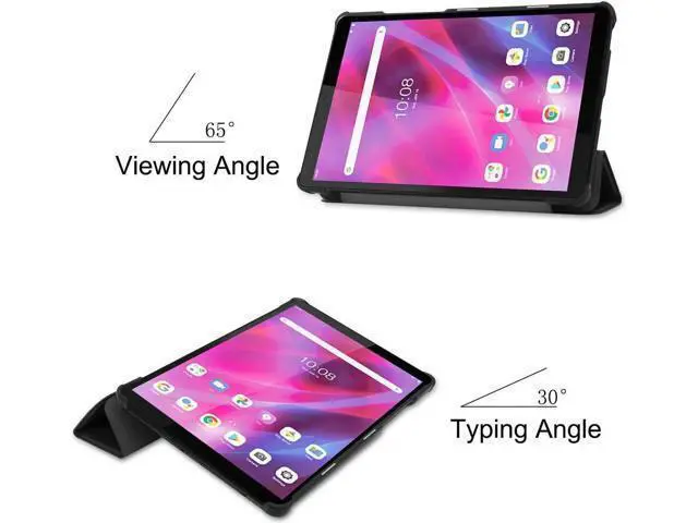 Alt view image 4 of 7 - Lenovo Tab M8 / Tab M8 HD LTE/Smart Tab M8 / Tab M8 FHD Case, Trifold Stand Slim Lightweight Case Cover for Lenovo Tab M8 3rd Gen TB-8506F / TB-8506X / TB-8505F / TB-8505X / TB-8705F/ TB-8505FS