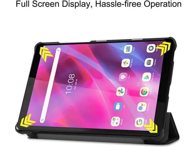 Alt view image 2 of 7 - Lenovo Tab M8 / Tab M8 HD LTE/Smart Tab M8 / Tab M8 FHD Case, Trifold Stand Slim Lightweight Case Cover for Lenovo Tab M8 3rd Gen TB-8506F / TB-8506X / TB-8505F / TB-8505X / TB-8705F/ TB-8505FS