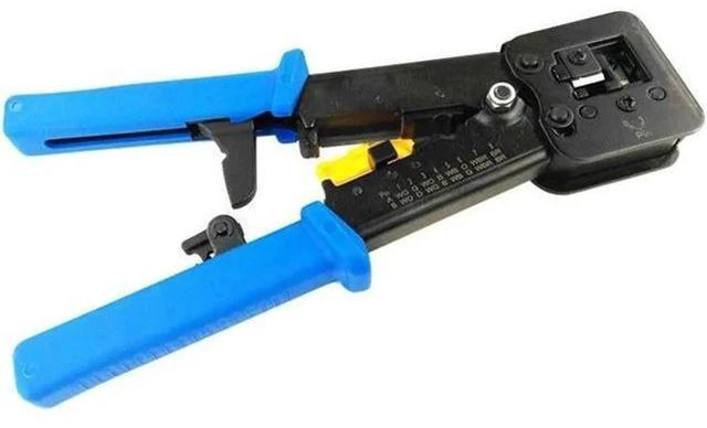 Alt view image 5 of 5 - Aomoproing Networking Pliers RJ45 RJ11 Crimping Cable Stripper Crimper RJ45 Pressing Line Clamp Pliers