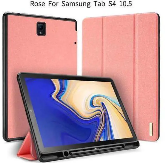 Main image of Case for Samsung Galaxy Tab S4 10.5 Inch 2018 Tablet Model SM-T830 T835 T837 Cover with S Pen Holder Auto Sleep Wake
