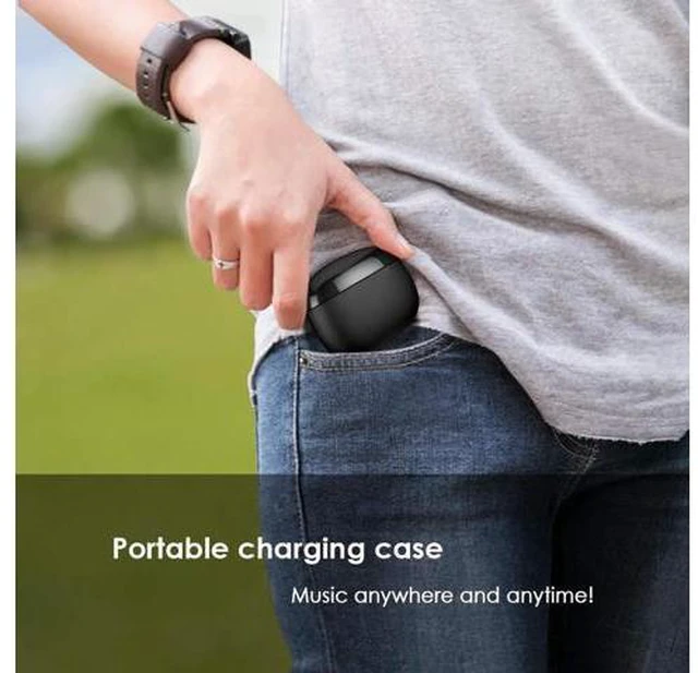 Alt view image 6 of 7 - Wireless Earbuds, 3D Stereo Sound Wireless Headphones Touch Control Wireless Sport Earbud with Breathing Mini in-Ear Sports Earphones Noise Cancelling Headsets, Bluetooth Earbuds Upgrade 5.0