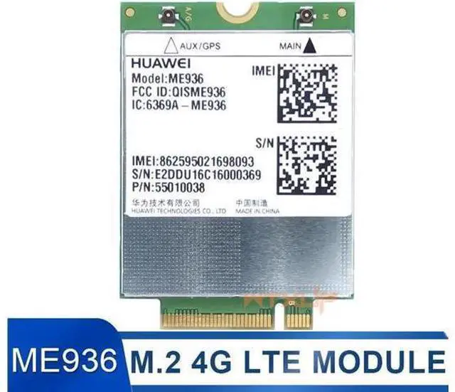 Main image of ME936 4G LTE Modules NGFF Quad-band WCDMA/HSDPA/HSUPA/HSPA+ GPRS/EDGE Wireless M.2 Card