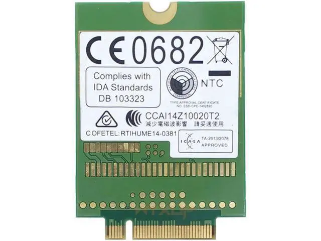 Alt view image 3 of 4 - ME936 4G LTE Modules NGFF Quad-band WCDMA/HSDPA/HSUPA/HSPA+ GPRS/EDGE Wireless M.2 Card