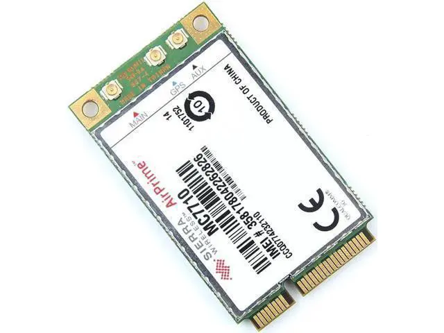 Alt view image 6 of 12 - Unlocked Sierra Wireless MC7710 4G LTE/HSPA+ 4G 3G Module WWAN Mini PCI-E Card WCDMA EDGE / GPRS /LTE 800/900/2100MHz