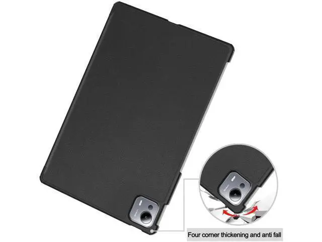 Alt view image 4 of 7 - Case for Xiaomi Pad 7 Ultra 14 Inch, Tri fold Slim Lightweight Hard Shell Smart Protective Cover with Multi-Angle Stand, Universal Stylus Pen