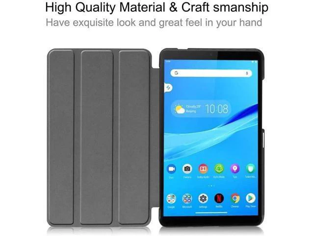 Alt view image 7 of 7 - Case Compatible with Lenovo Tab M7 TB-7305F 7" Tablet, Slim Lightweight Smart Shell Stand Cover Case Fit Lenovo Tab M7 TB-7305F (7")/Tab M7 (2nd Gen), Not Fit Other Models - Black