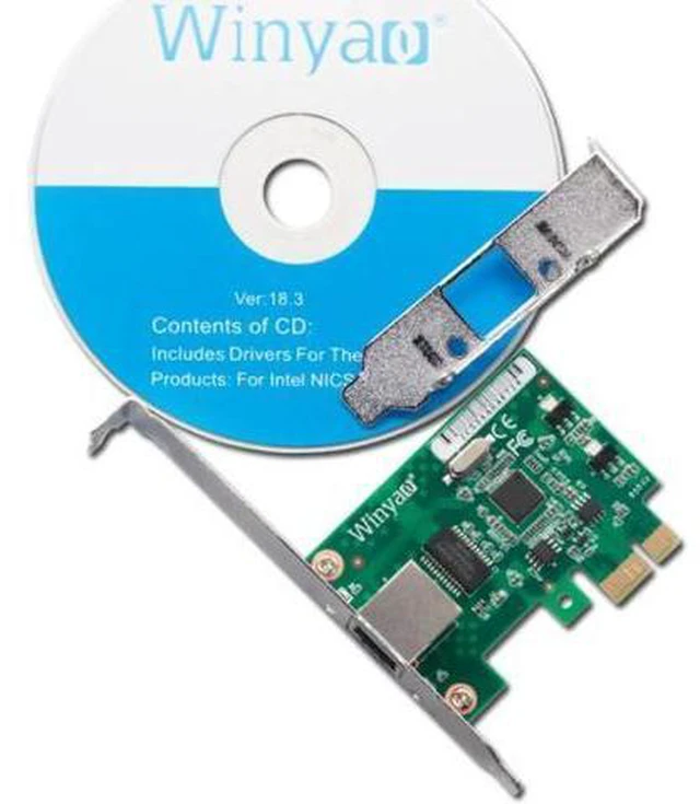 Alt view image 4 of 8 - WY574T PCI-Express X1 10/100/1000Mbps RJ45 Gigabit Ethernet Network Card Server Adapter Nic For Intel 82574 EXPI9301CT